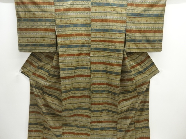 Japanese Kimono / Tsumugi Omeshi Silk